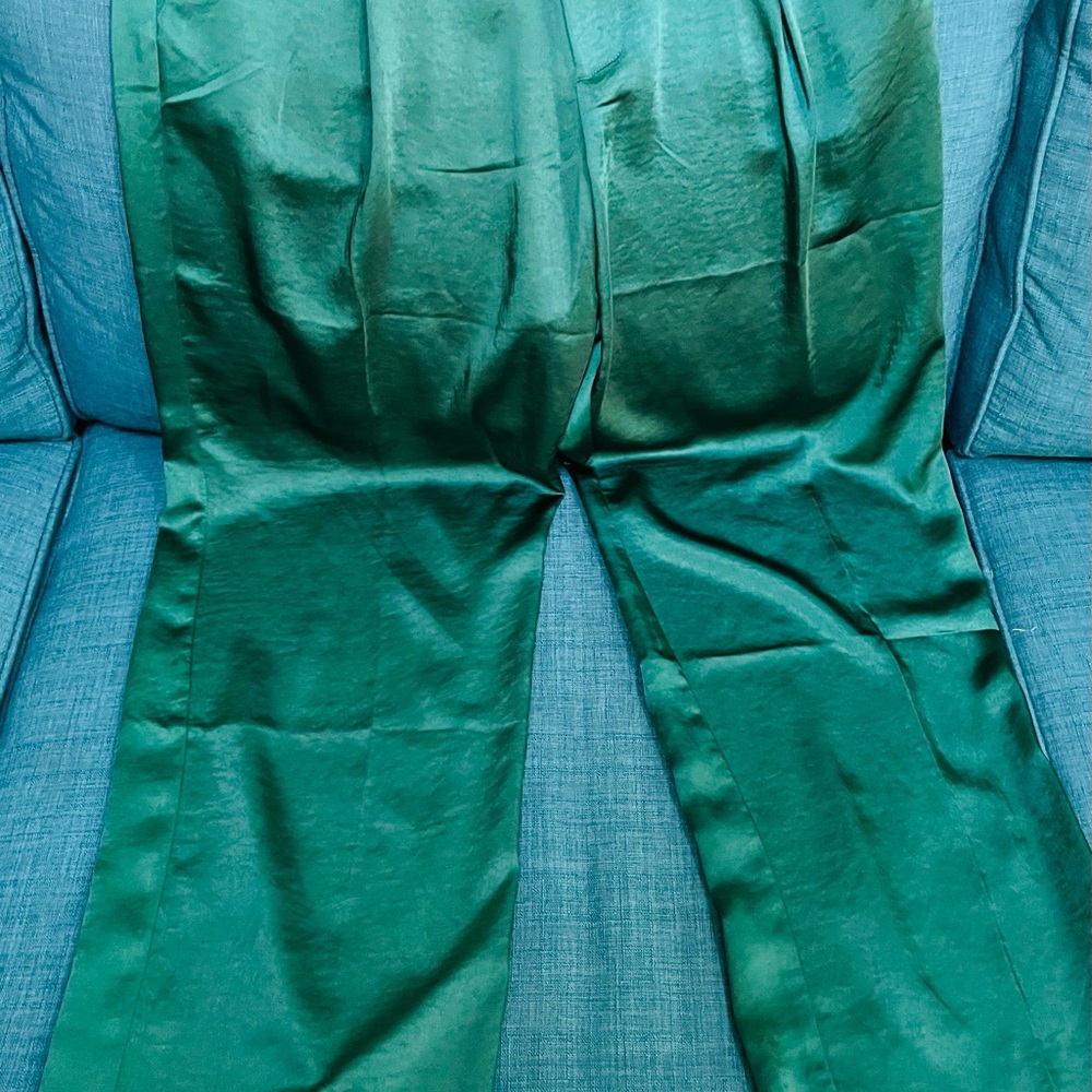 GAP Women's Satin Green Dress Pants